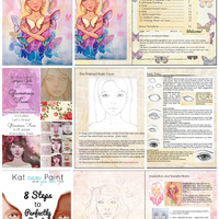 Class Bundle! Learn How Paint Perfect Skin tones and Beautiful Faces in a whimsical style - Thumbnail 3