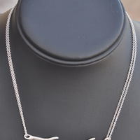 Sterling Silver Cast Branch Necklace - Thumbnail 2