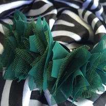 net flower headband