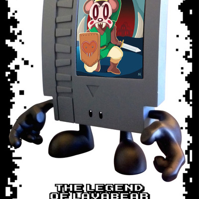 "the legend of lavabear" mini 10-doh ap figure/mini print bundle