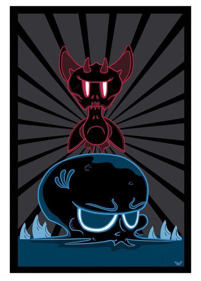 'Sire & Strife: Fire & Ice' Mini Print AP 