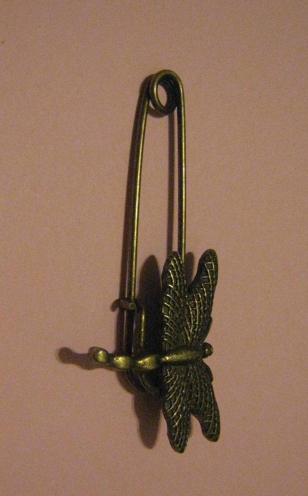 Bronzed Dragonfly Brooch