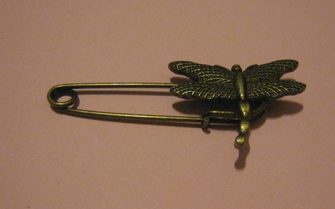 Bronzed Dragonfly Brooch