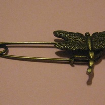 Bronzed Dragonfly Brooch