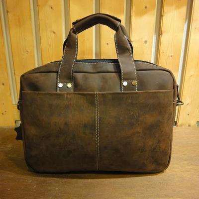 Sugar brown carry bag - leather