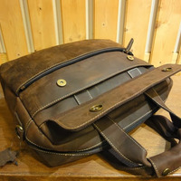 Sugar Brown Carry Bag - Leather - Thumbnail 3