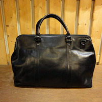 Sleek Black Workbag - Leather - Thumbnail 2