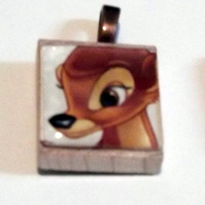 Bambi scrabble pendant