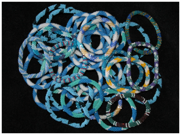 Lily & Laura Bracelet - Light Blue Mix