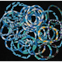 Lily & Laura Bracelet - Light Blue Mix