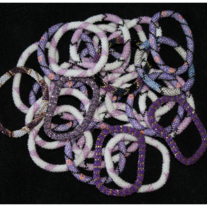 Lily & Laura Bracelet- Purple Mix