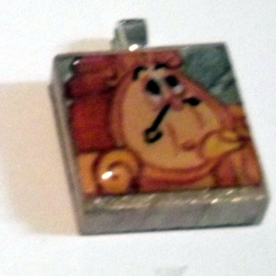Cogsworth scrabble pendant