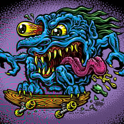 Skate creep 18x24 poster - Thumbnail 4