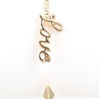 Dainty Etched Love Cuff - Thumbnail 1