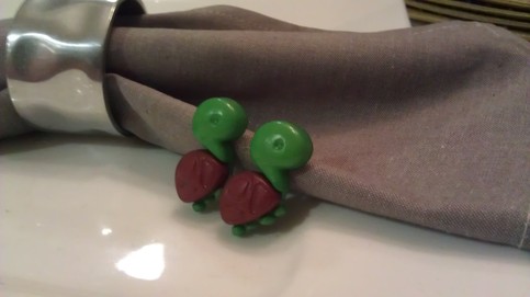 Turtle earrings