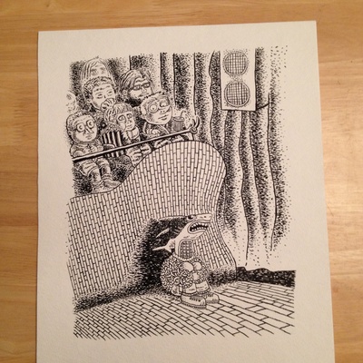 Bogwitch 2 backcover original drawing