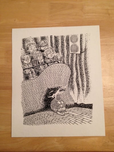 Bogwitch 2 Backcover Original Drawing