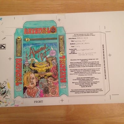 Abysmal pit vhs original art