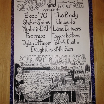 Petty mush original flyer art