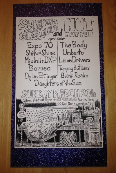 Petty Mush Original Flyer Art