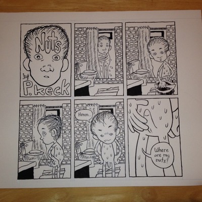 Nuts original comic art