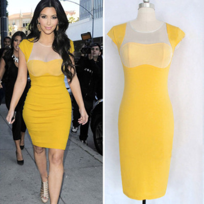 Yummy yellow bodycon