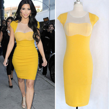 YUMMY YELLOW BODYCON