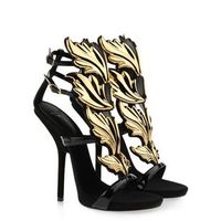 GOLD LEAF STILETTO HEEL - Thumbnail 2