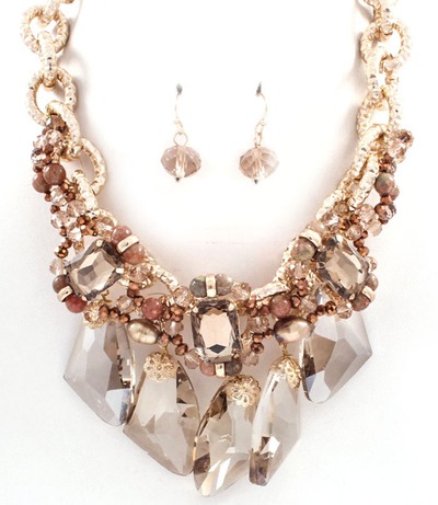Hanging Gardens of Babylon Statement Necklace