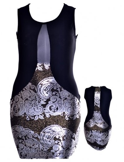 METALLIC   ENVY DRESS  PLUS SIIZE