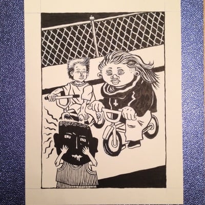 Please don't die original drawing