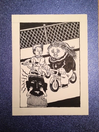 Please Don't Die Original Drawing