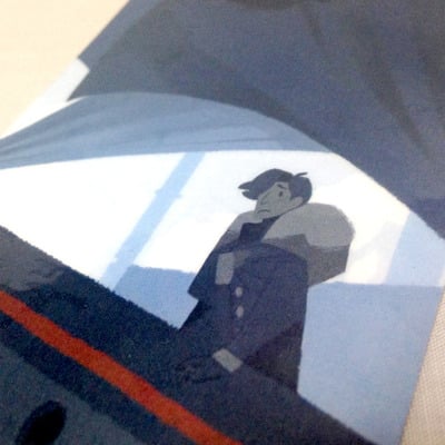 Lost at sea bookmark