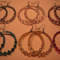 Swarovski & Seed Bead Earrings