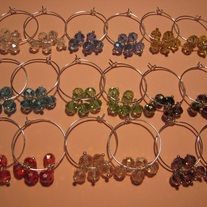 Swarovski Crystal Hoop Earrings