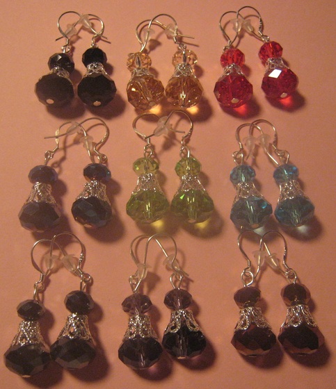 Swarovski Crystal Bead Earrings