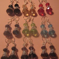 Swarovski Crystal Bead Earrings