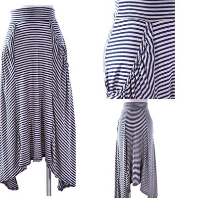Maxi Striped Beauty Skirt w/ pockets