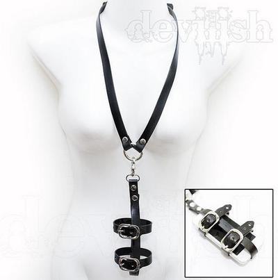 Phone harness necklace(Black)
