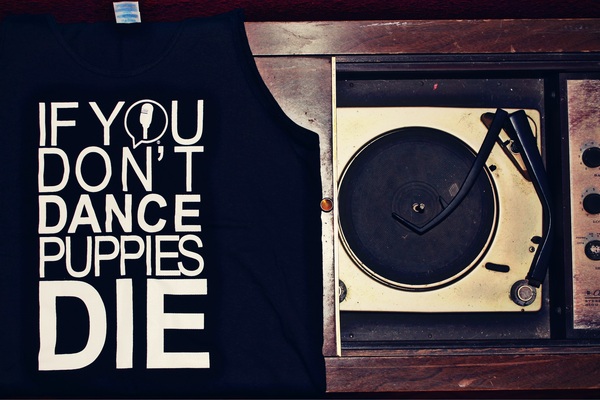 Save The Pups Tank Top (Black)