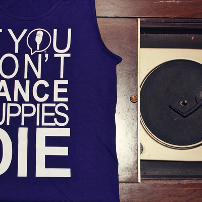 Save the pups tank (purple)