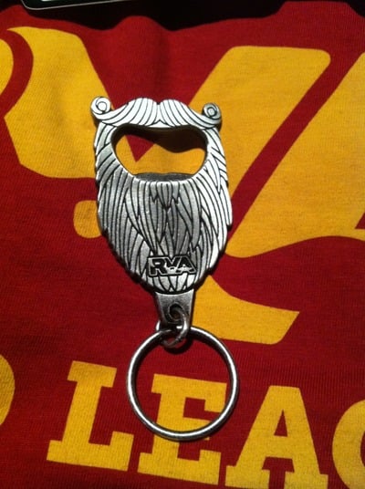 RVA Beard League Bottle Opener Keychain