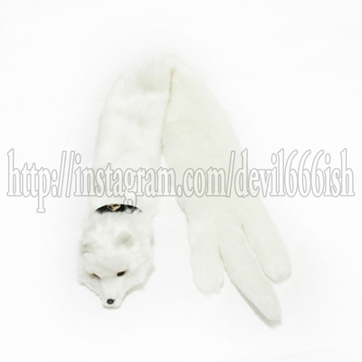 Fancy foxy scarf(white)