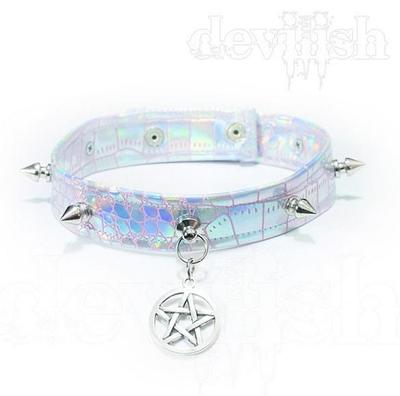 Pentagram illusion Choker