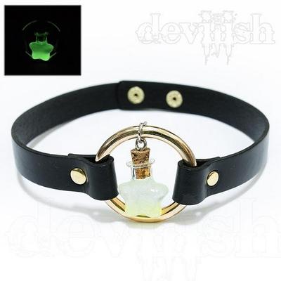 Drink me garter/choker