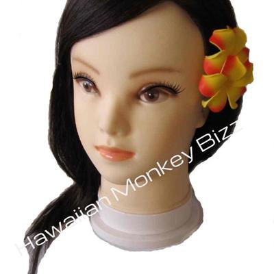 "double baby plumeria clips" - your choice of 3 . . . - Thumbnail 4