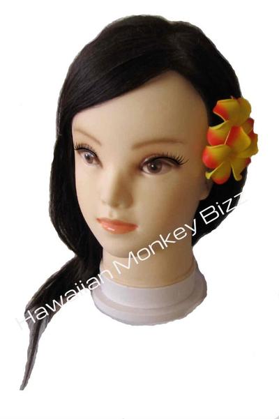 "DOUBLE BABY PLUMERIA CLIPS" - Your Choice of 3 . . .