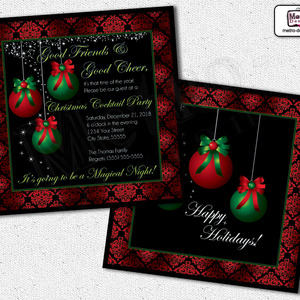 Christmas Party Invitation - Thumbnail 1
