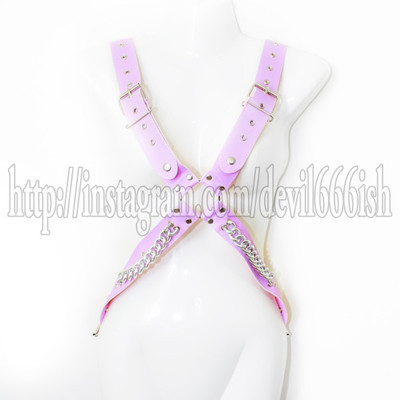 Heavy chained X Harness(Pink) 