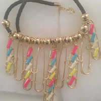 Beads pendant neckpiece - Thumbnail 2